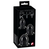 You2Toys Pack de 3 Plugs Mini fat noirs